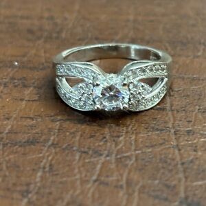 Cmb 925 stamped Silver Ring Size 8